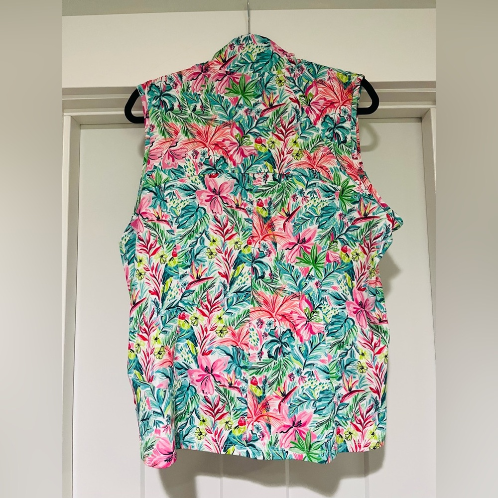 Stella Parker Sleeveless Golf Shirt/Polo. Size XL. - Picture 2 of 3